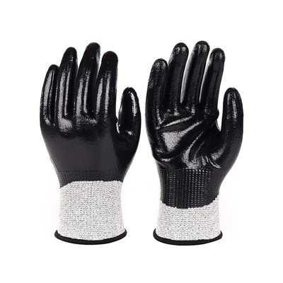 HPPE Full nitrilbelagt kuttesistente hansker